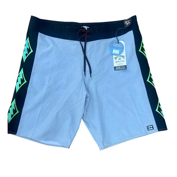 NWT Billabong DBAH Airlite gray board shorts size 32 - Picture 1 of 4